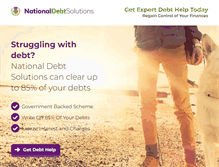 Tablet Screenshot of nationaldebtsolutions.com